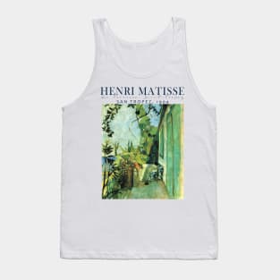 Vintage Exhibition poster, Henri Matisse, La Terrasse, San-Tropez Tank Top